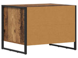 Bedside Table Old Wood 50 x 39.5 x 50 cm Engineered Wood 886686