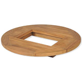 Beer Crate Tabletop Teak 70 cm 43807