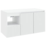 Bathroom Furniture Set 2 pcs White Engineered Wood 3404114
