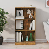 Book Cabinet Smoked Oak 60x24x109 cm Engineered Wood 815087