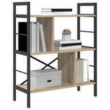 Bookshelf Sonoma Oak 75 x 30 x 91 cm Engineered Wood 883971