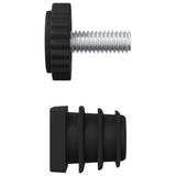 Furniture Levelers Adjustable 1895 pcs Black PP 864855