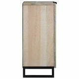 Sideboard White 60 x 33.5 x 75 cm Solid Mango Wood 4017974