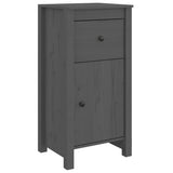 Sideboards 2 pcs Grey 40x35x80 cm Solid Wood Pine 813759