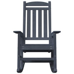 Garden Rocking Chair 2 pcs Navy 70 x 92 x 108cm Plastic 3335811