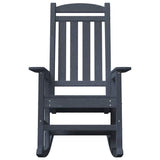 Garden Rocking Chair Navy Blue 92 x 70 x 108cm HDPE 42006614