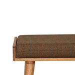 Multi Tweed Tray Style Footstool IN1598