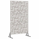 Privacy Screen Grey 100 x 50 x 180 cm Weathering Steel 868555