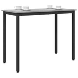 Table Grey Sonoma 100 x 50 x 76.5 cm Engineered Wood and Steel 873777