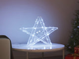 3D Star with 50 LEDs Cold white 55 x 53.5 x 10 cm Acrylic 42019099