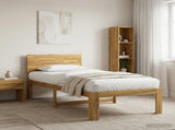 Single Bed Frame with Headboard ROSTOCK White 90 x 190 cm 903442