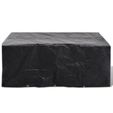 Garden Furniture Covers 2pcs 6 Person Poly Rattan 240x140cm 279123