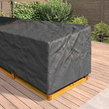 Furniture Cover Black 355 x 275 x 80 cm 600D Oxford Fbric 4105704