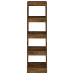 Book Cabinet/Room Divider Smoked Oak 40x30x135 cm 813590