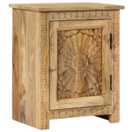 Bedside Table Solid Mango Wood 40x30x50 cm 246151