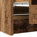 TV Cabinet Old Wood 100x35x54 cm Engineered Wood 861812