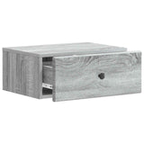 Wall-Mounted Bedside Cabinet 2 pcs Grey Sonoma Engineered Wood 899138