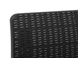 3-Seater Garden Sofa Rattan Look PP Anthracite 8011956