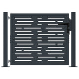 Garden Gate Anthracite 105x80 cm Steel Square Design 153190