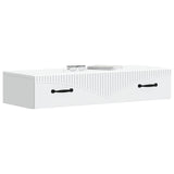 Wall-Mounted Side Table Wall-mounted White 87.5 x 34.5 x 17 cm 899005
