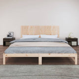 Wall Headboard 204x3x60 cm Solid Wood Pine 824828