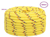 Multipurpose Utility Rope 20 mm 100 m Yellow PP 3472858