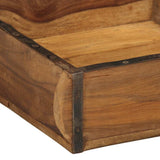 Tray 4 pcs Brown 29 x 31 x 10 cm Solid Reclaim Wood 4019616