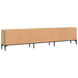 TV Cabinet with Drawer Artisan Oak 200x25x44 cm Engineered Wood 857697