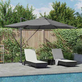 Umbrella Anthracite 352 x 251 x 265 cm Polyester and Aluminium 42003329