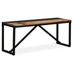 Bench Solid Reclaimed Wood 110x35x45 cm 244901