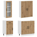Kitchen Unit LUCCA 8 pcs Artisan Oak Engineered Wood 3438410
