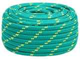 Multipurpose Utility Rope 20 mm 100 m Green PP 2400 kg Max Load 3472786