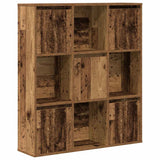 Bookcase Old Wood 89x24x101.5 cm Engineered Wood 860407
