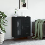 Sideboard Black 69.5x34x90 cm Engineered Wood 828053