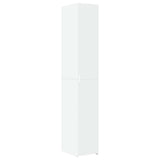 Slim Storage Cabinet White 30x42.5x225 cm Engineered Wood 3281259