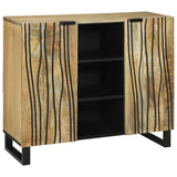 Sideboard Brown 90 x 33 x 75 cm Solid mango wood 4017964
