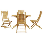5 Piece Garden Dining Set Bamboo 3278528
