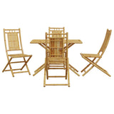 5 Piece Garden Dining Set Bamboo 3278528