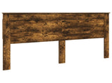 Bed Frame Smoked Oak 180 x 200 cm Solid Pine Wood 3410060