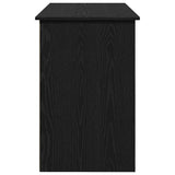 Desk Black 102x50x75 cm Engineered Wood 860464