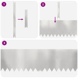 Lawn Edging 50 pcs Silver 100 x 0.05 x 30 cm Stainless Steel 3335792