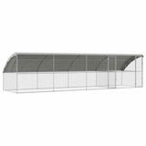Chicken Cage 4 pcs Silver 800 x 200 x 200 cm Galvanised Steel 3368321