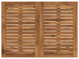 Garden Bar Table Natural and White 70 x 68.5 x 105 cm 901335