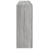 Sideboard with LED Lights Grey Sonoma 162x37x100 cm 3209175