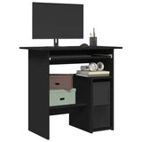 Desk Black 80x45x74 cm Engineered Wood 801365