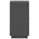 Sideboard Grey 34x40x75 cm Solid Wood Pine 820114