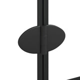 Folding Shower Enclosure ESG 80x140 cm Black 150743