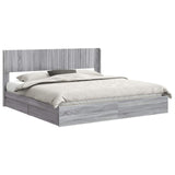 Bed Frame with Storage and Headboard 3 pcs Engineered Wood 3414358