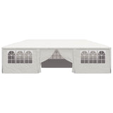 Professional Party Tent with Side Walls 4x9 m White 90 g/m 48529