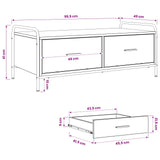 Coffee Table Old Wood 99.5 x 49 x 41 cm Engineered Wood 8013612